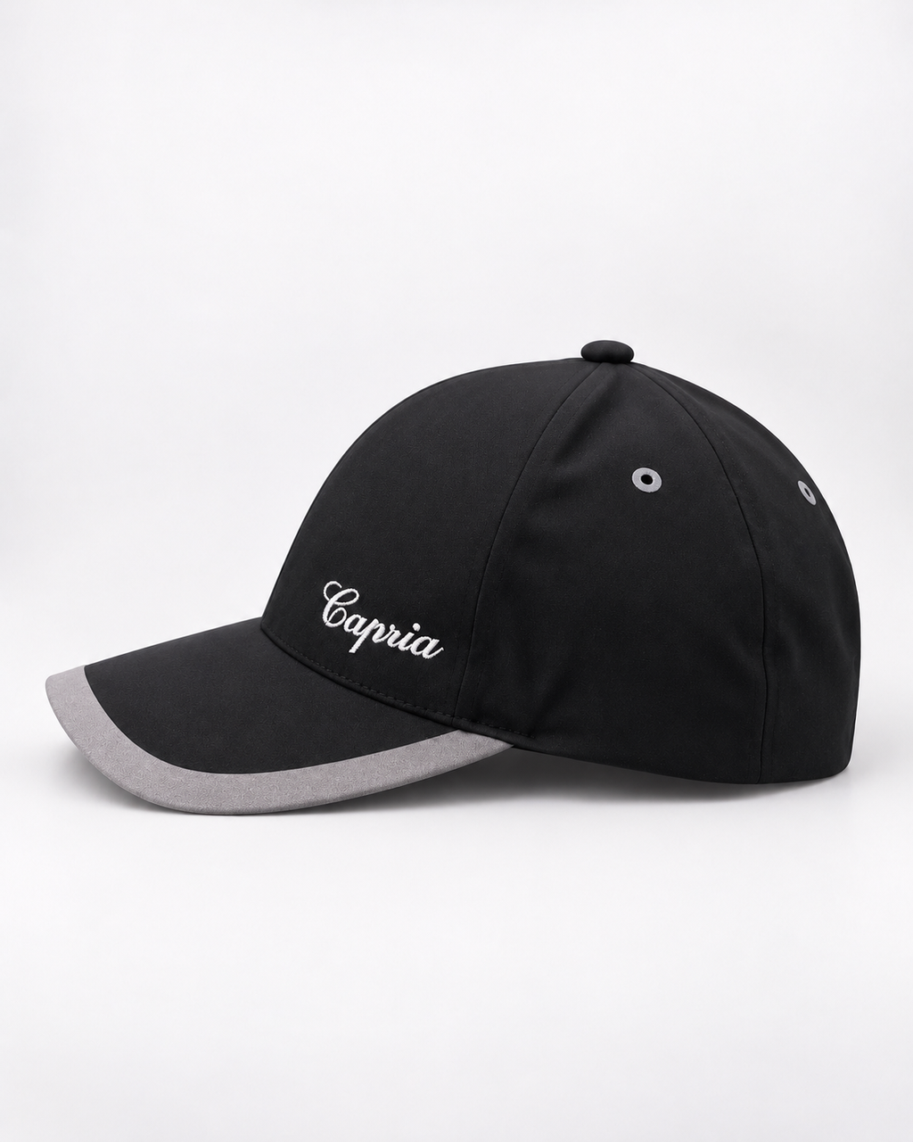 Luxury Capria Cap - Black/Grey / Side logo