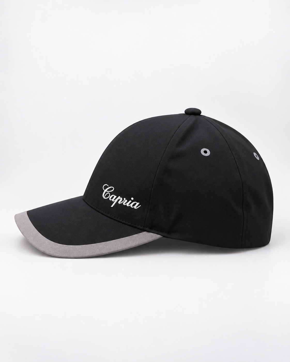Luxury Capria Cap - Black/Grey / Side logo