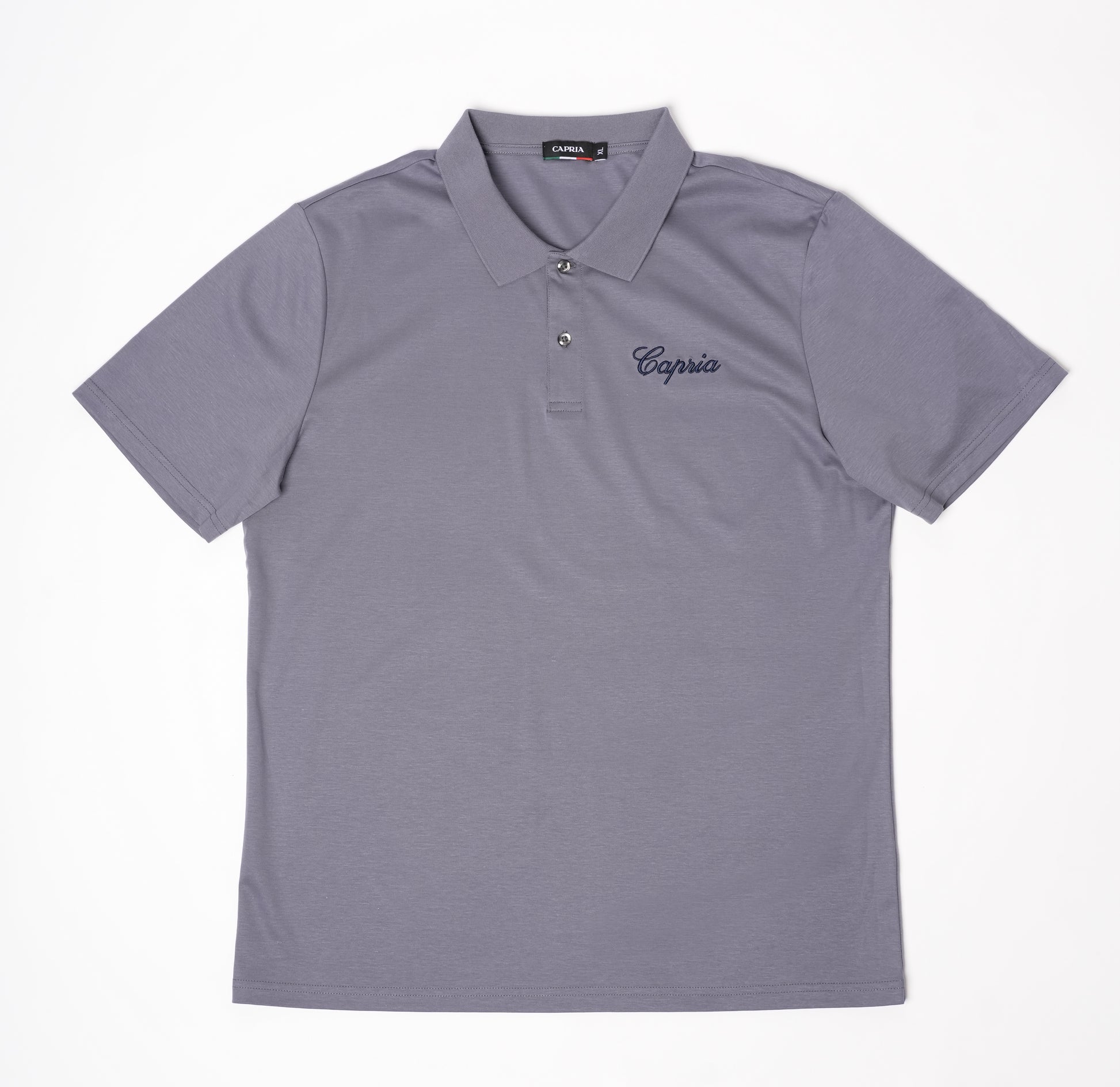 Capria Luxury Polo Shirt  - Slate