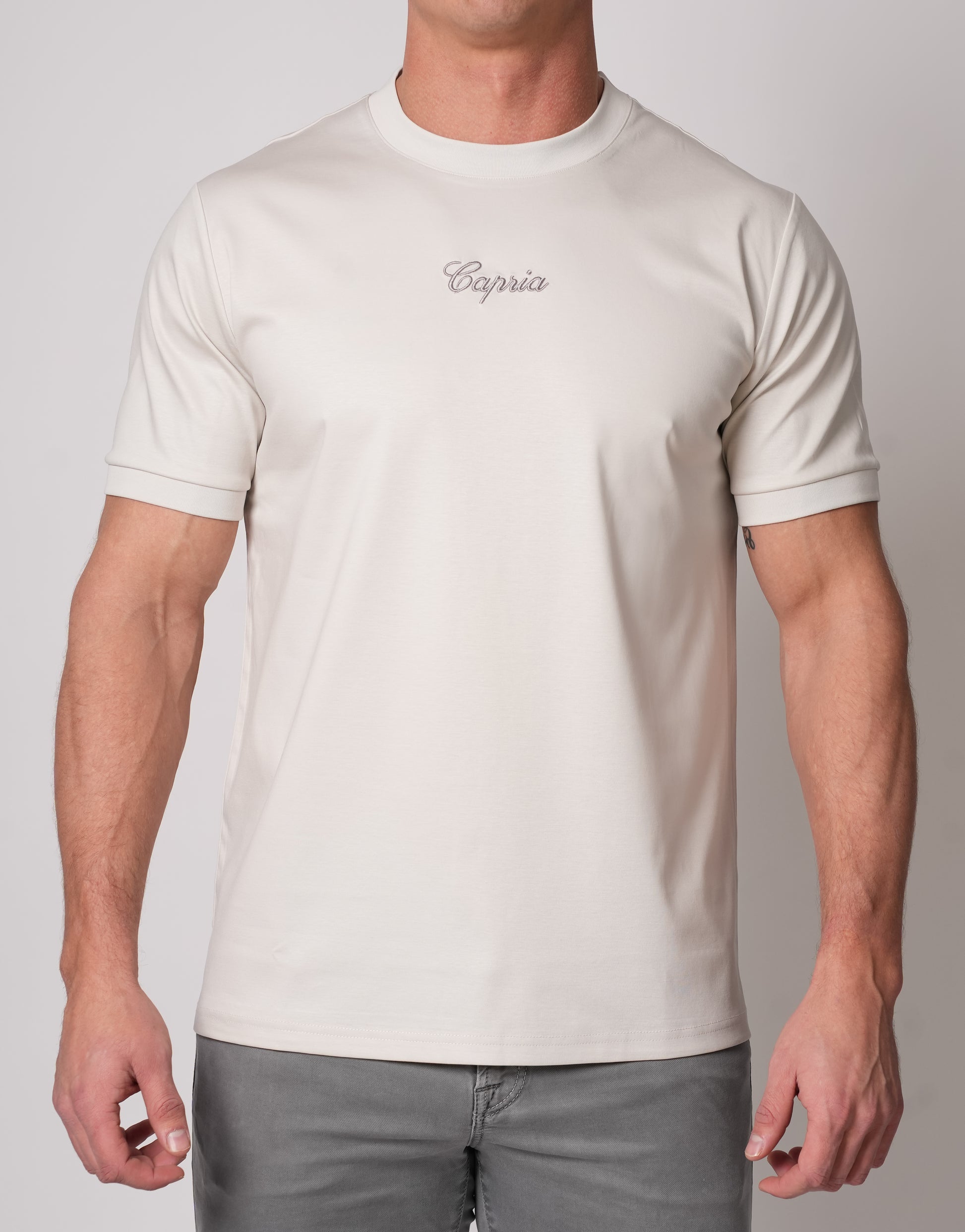 Capria Luxury T-Shirt - Eggshell