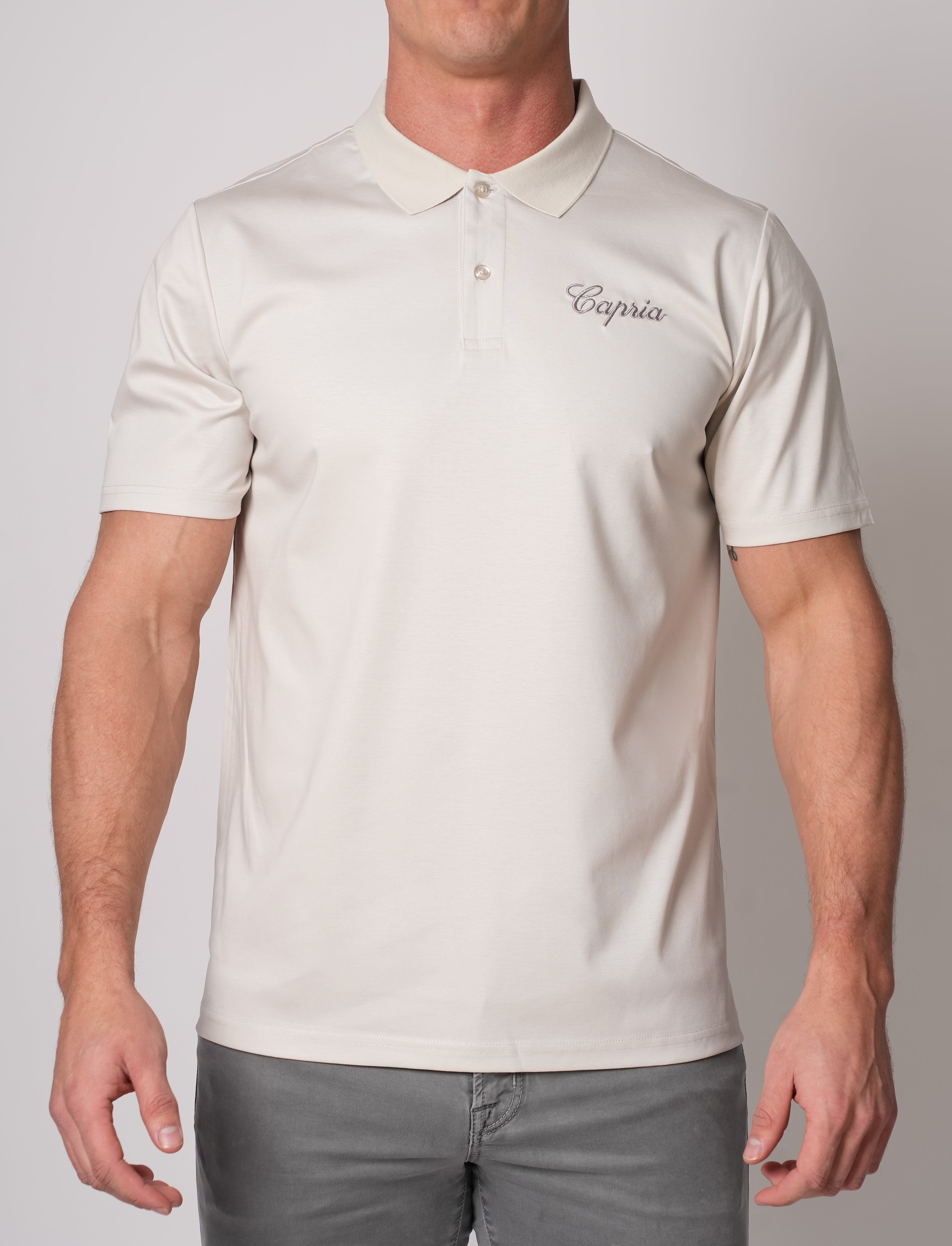 Signature Polo Shirt - Eggshell