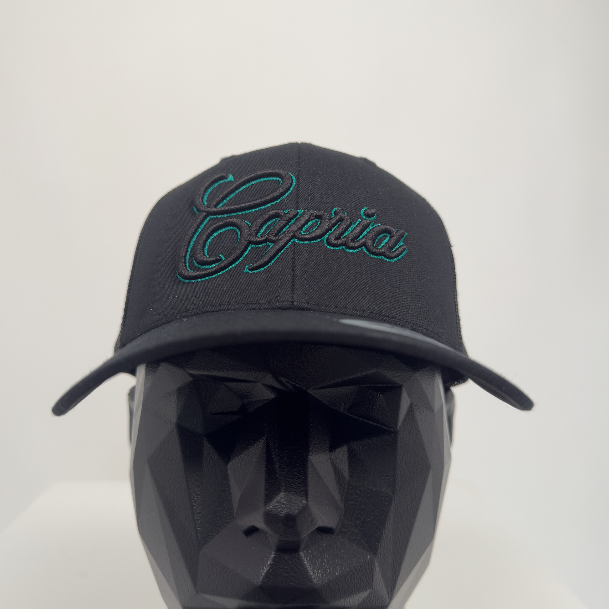 Capria Black & Green Cap