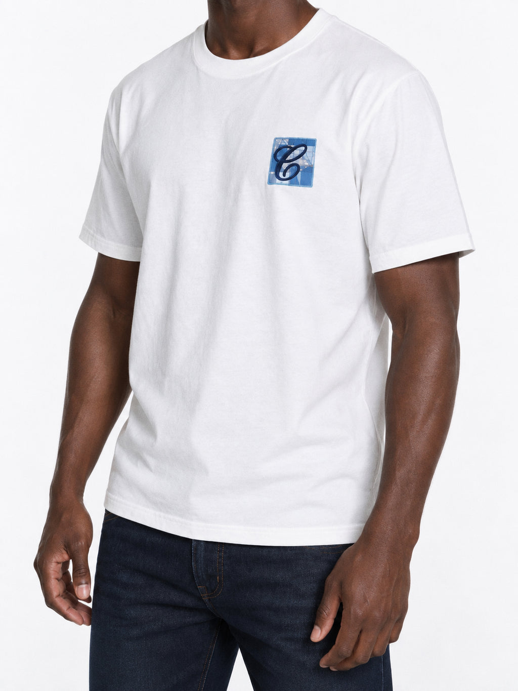 Box Logo t-shirt White — three-quarter