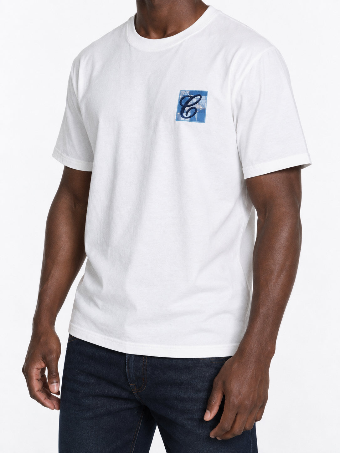 Box Logo t-shirt White — three-quarter