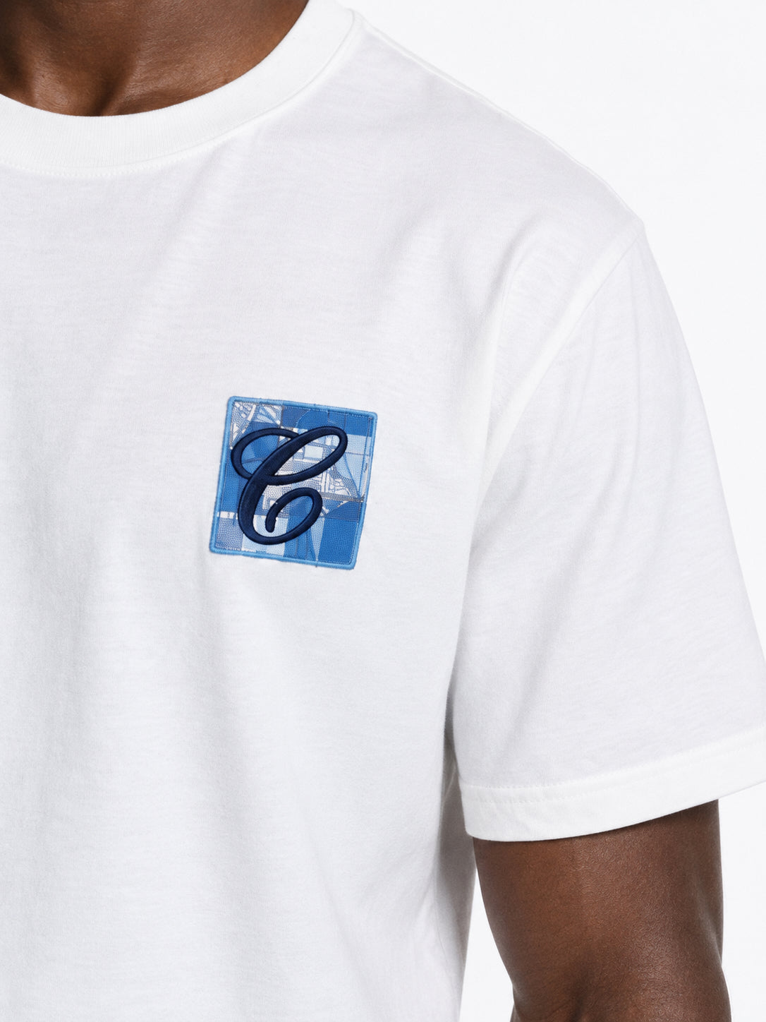 Box Logo t-shirt White — sleeve detail