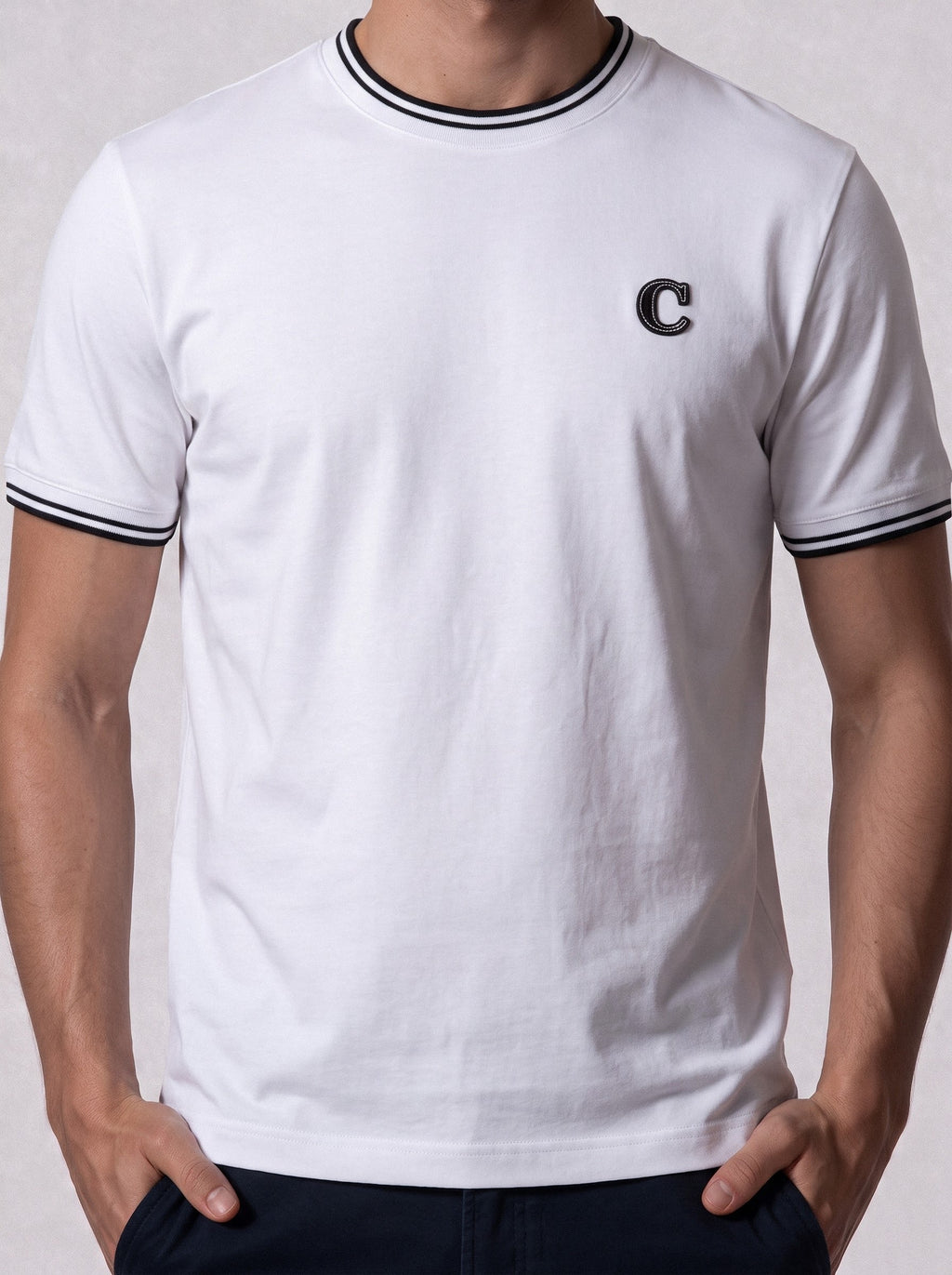 C Logo t-shirt White — front