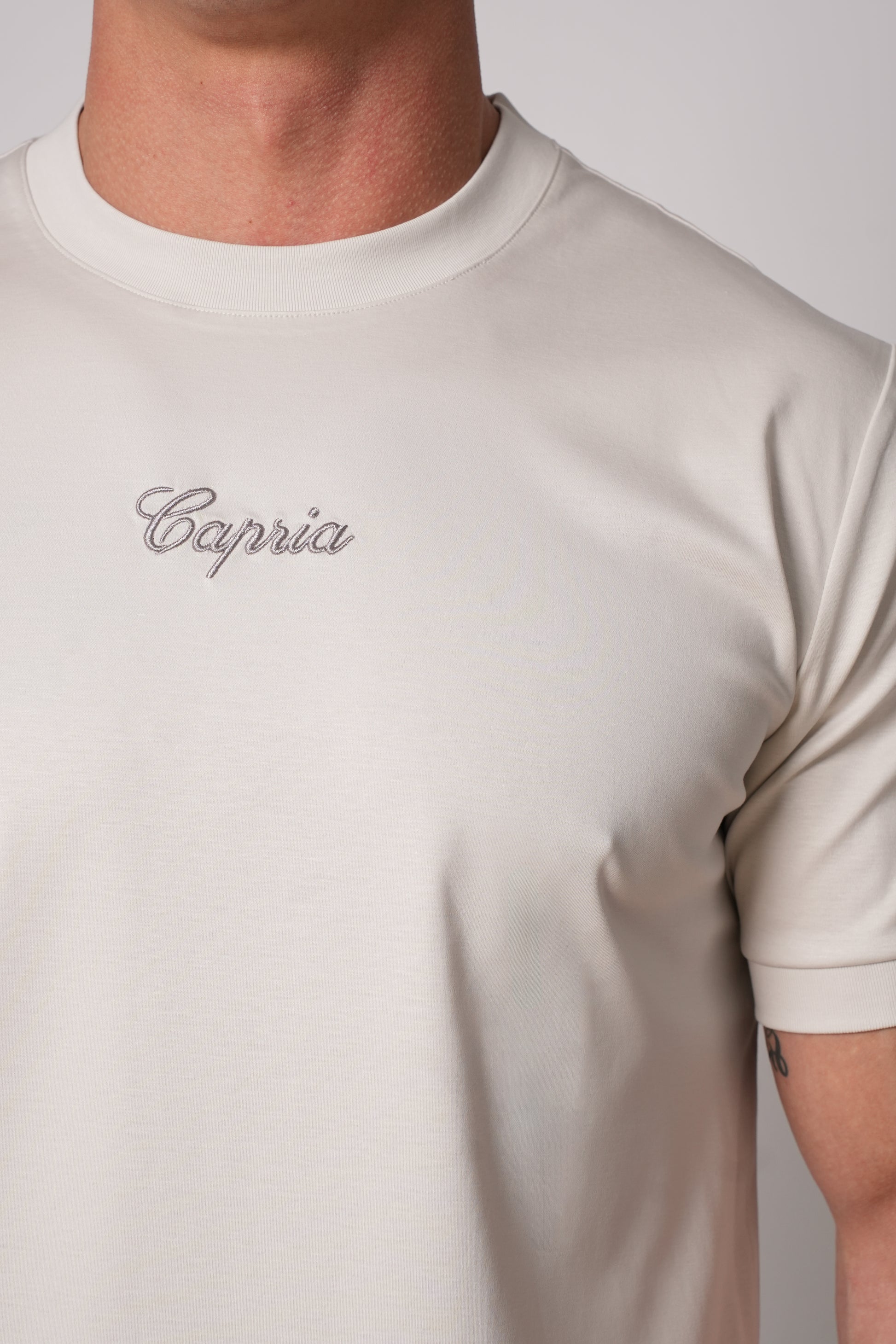 Capria Luxury T-Shirt - Eggshell