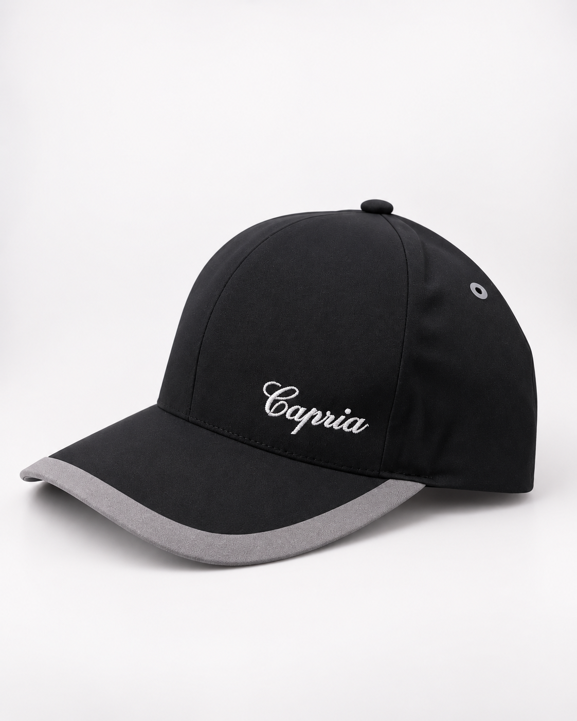 Luxury Capria Cap - Black/Grey / Side logo