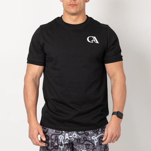 CA logo T Shirt - Black