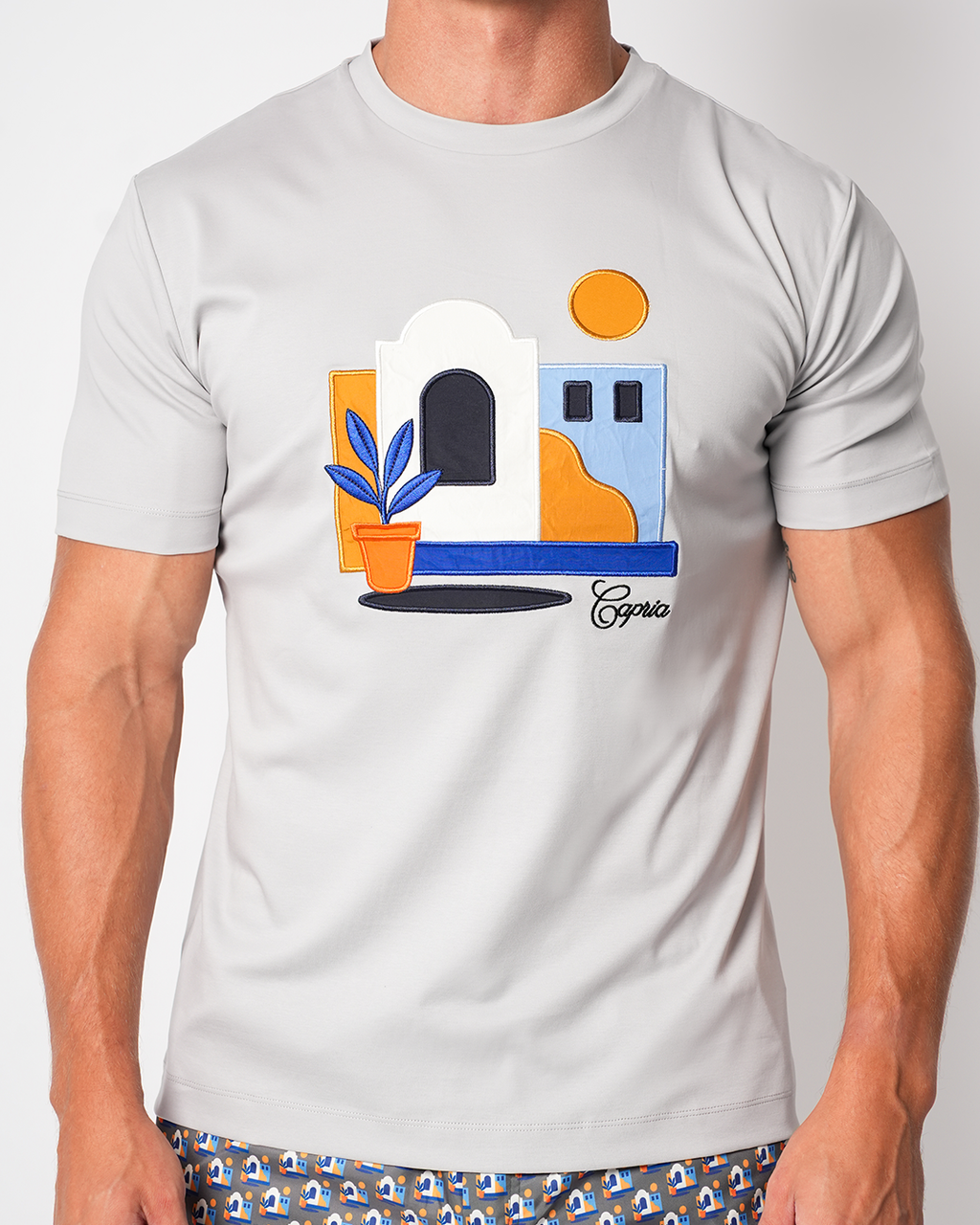 Casa Swim T Shirt - Grey