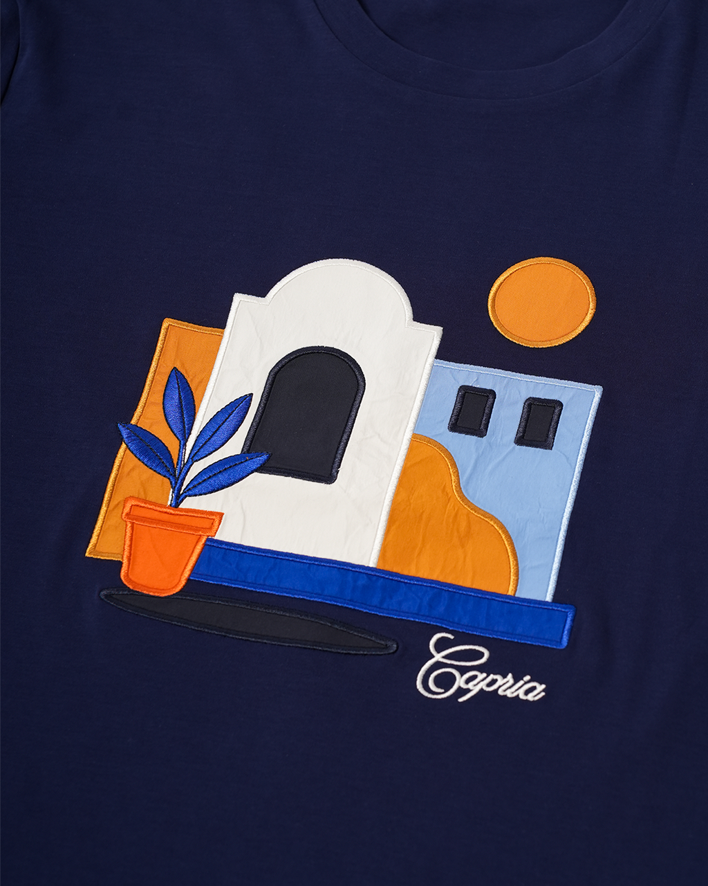 Casa Swim T Shirt - Navy