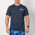 Signature cotton T Shirt - Navy