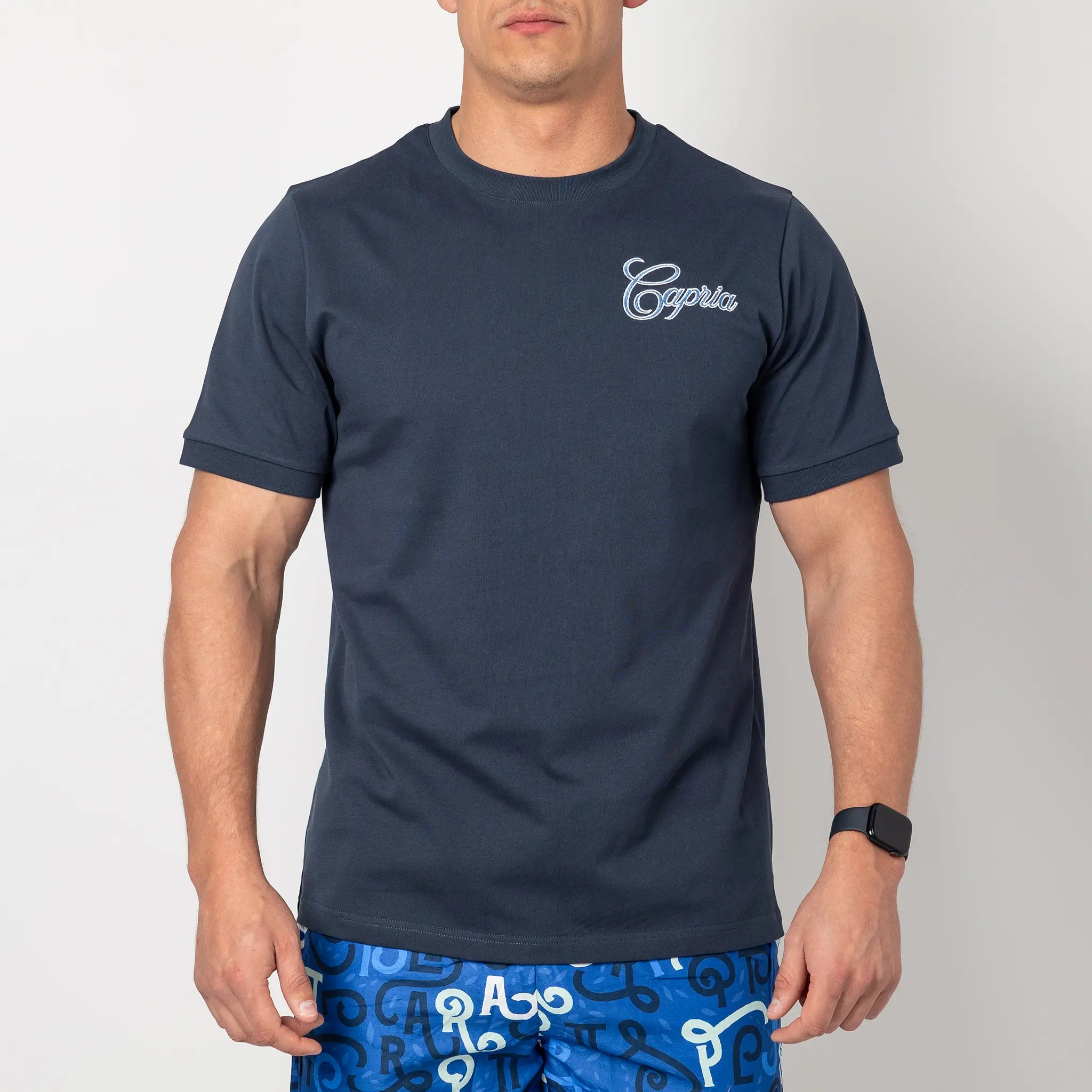 Luxury Capria T Shirt - Navy