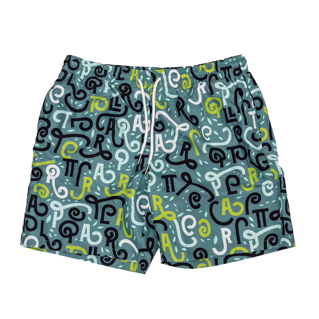 Capria Swim Shorts - Light Teal