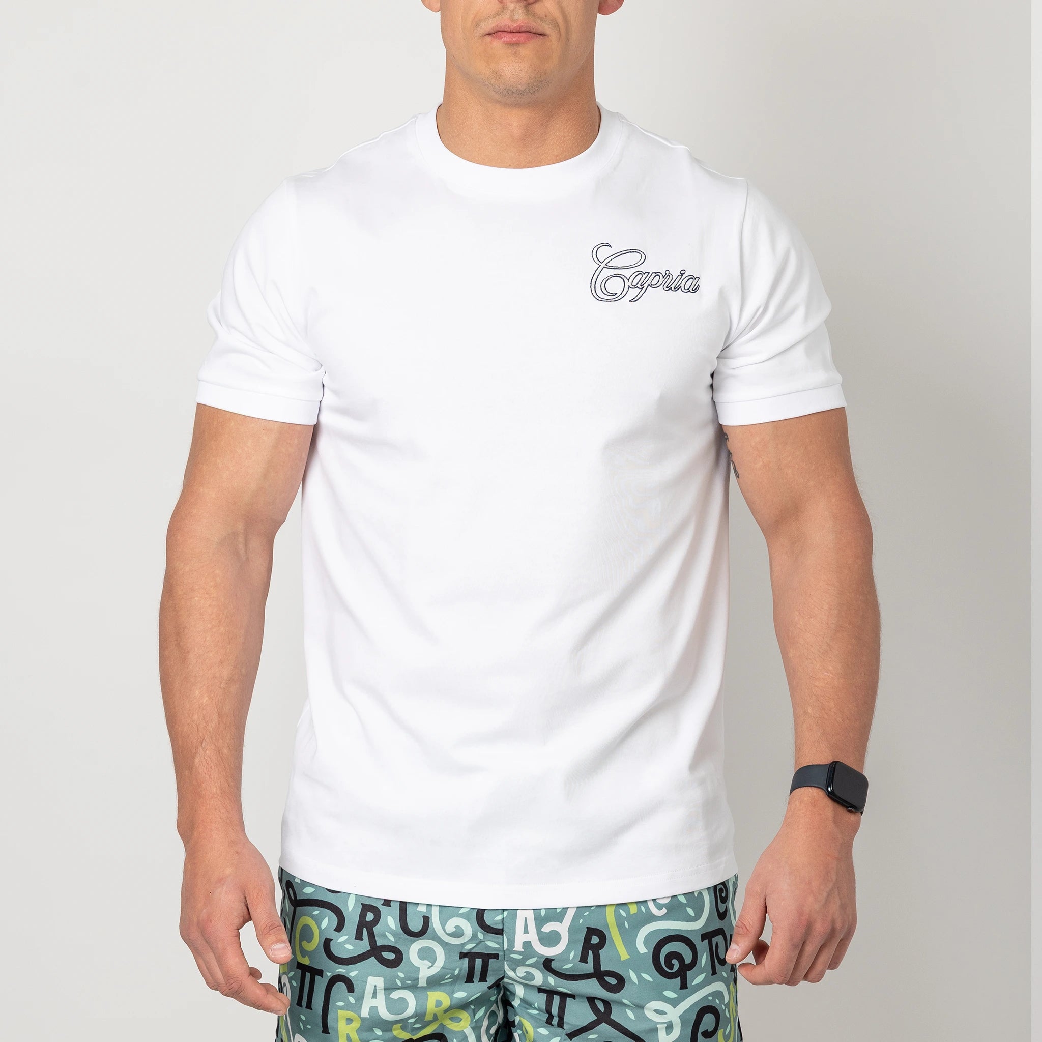 Signature cotton T Shirt - White