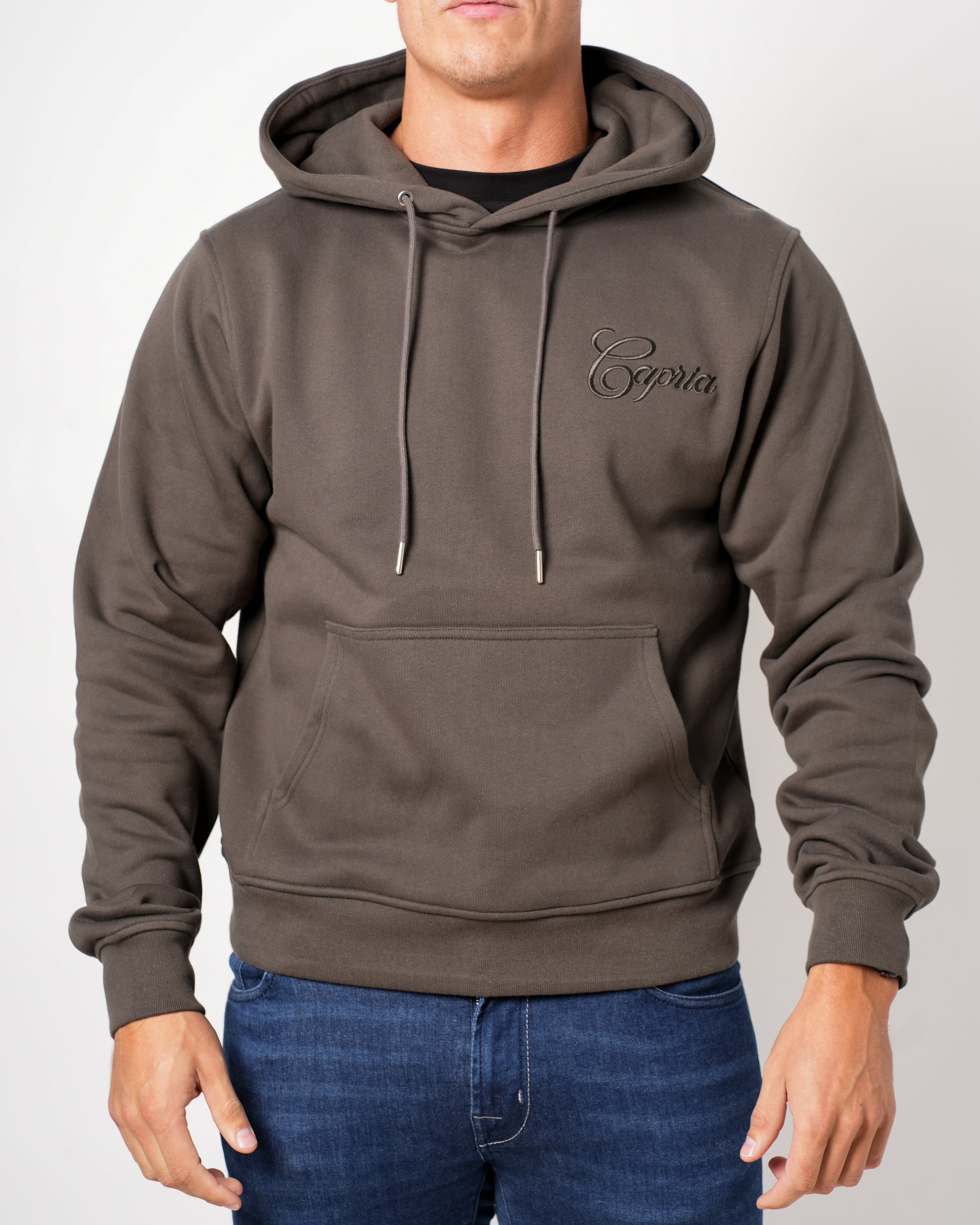 Luxury Hoodie - Dark Grey/Olive