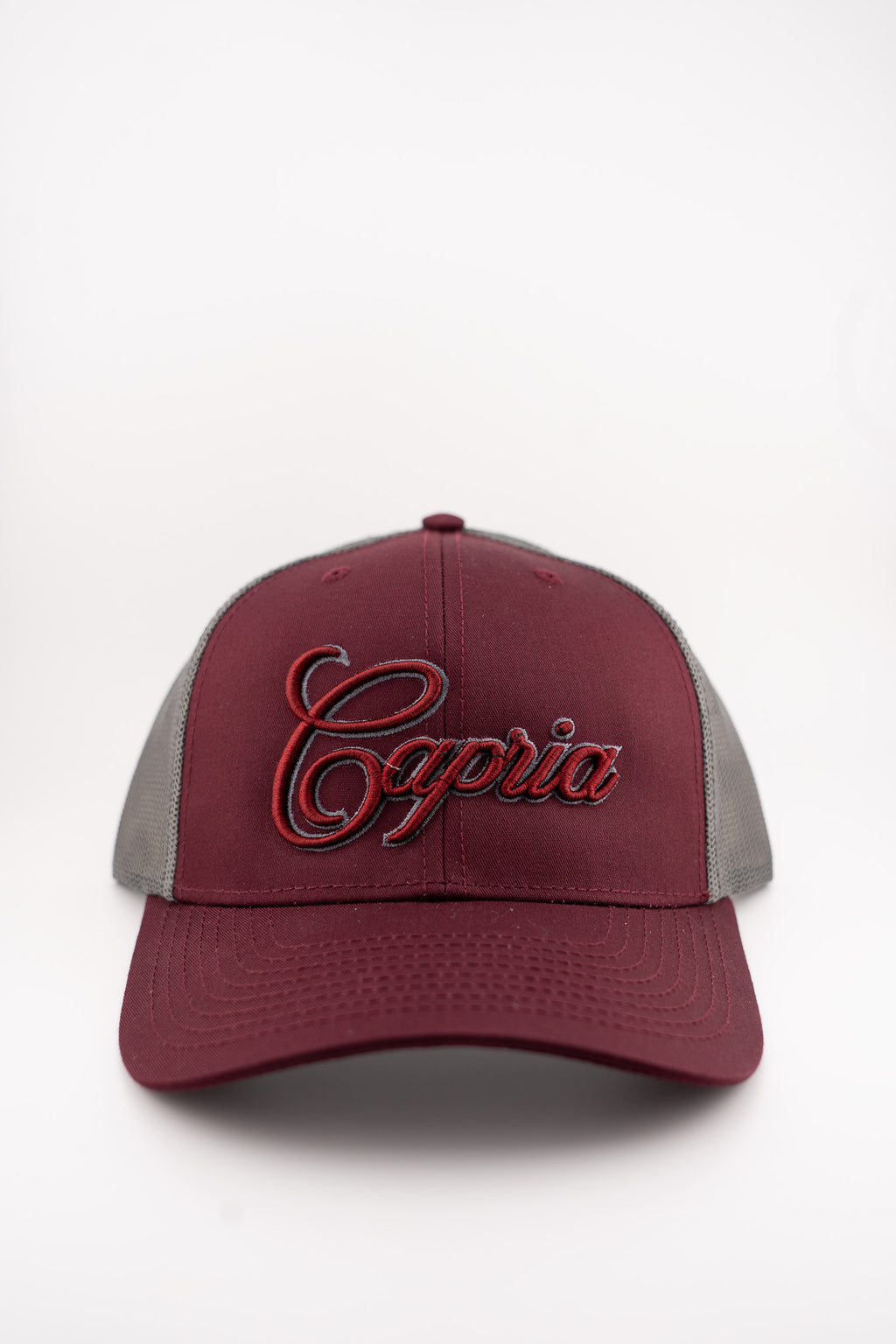Trucker cap - Burgundy/Grey