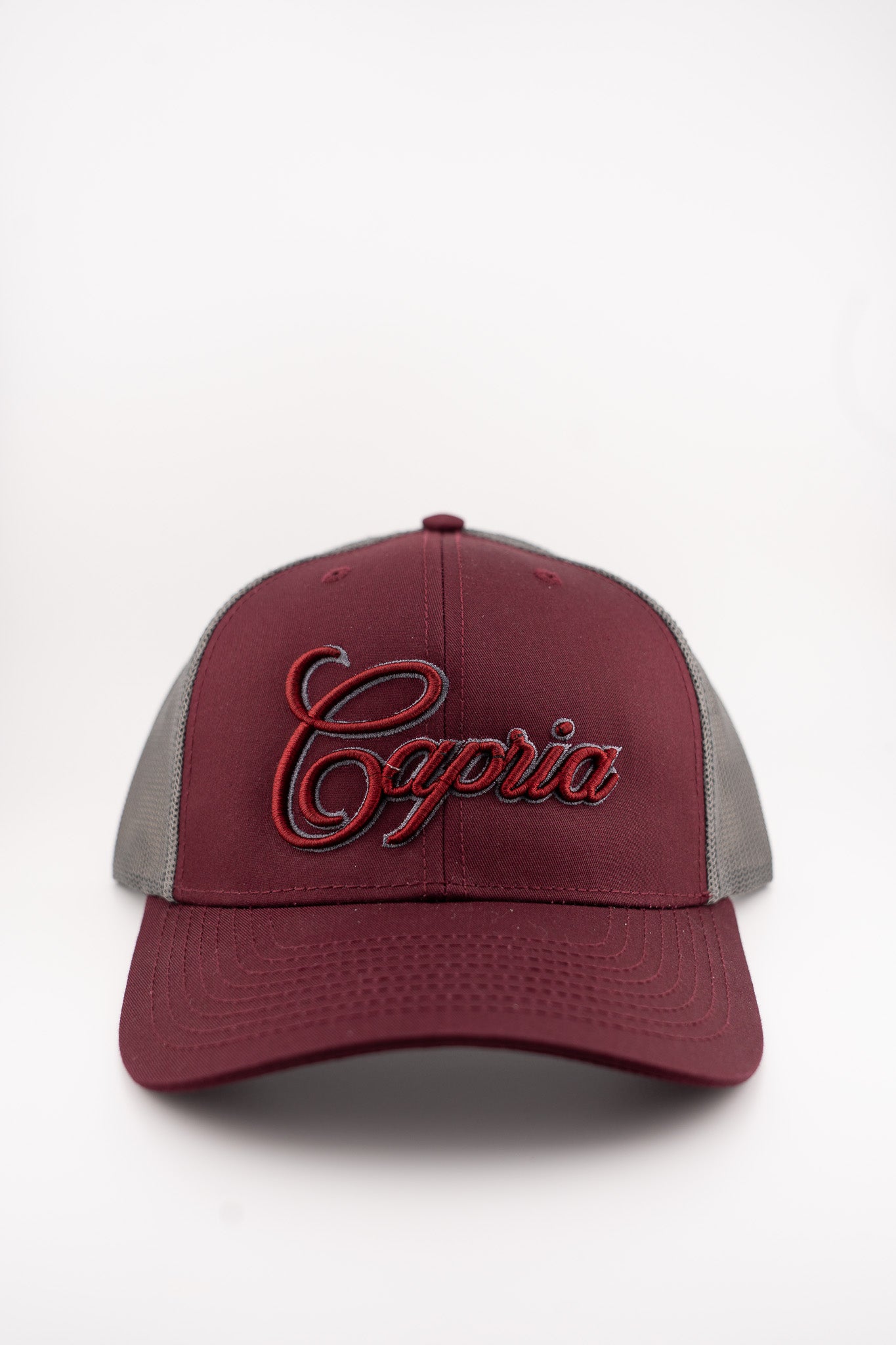 Trucker cap - Burgundy/Grey