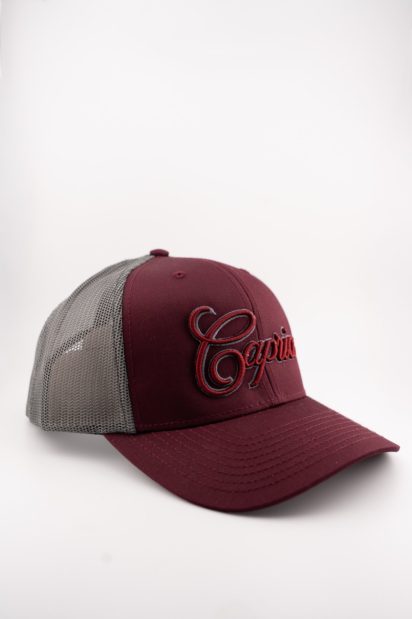 Trucker cap - Burgundy/Grey