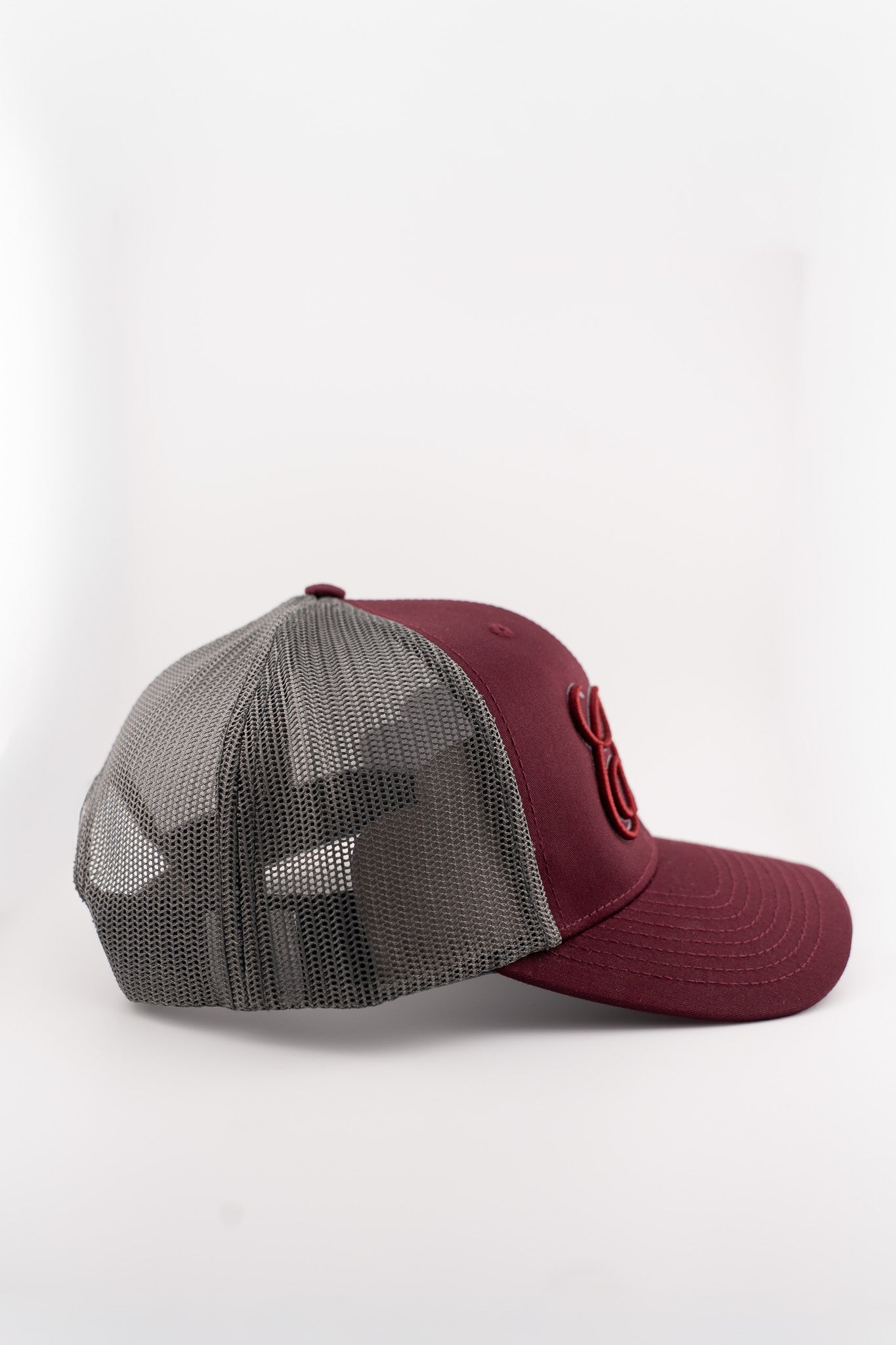 Trucker cap - Burgundy/Grey