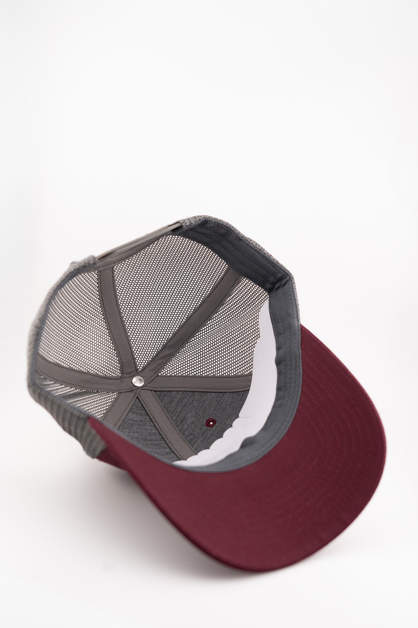 Trucker cap - Burgundy/Grey