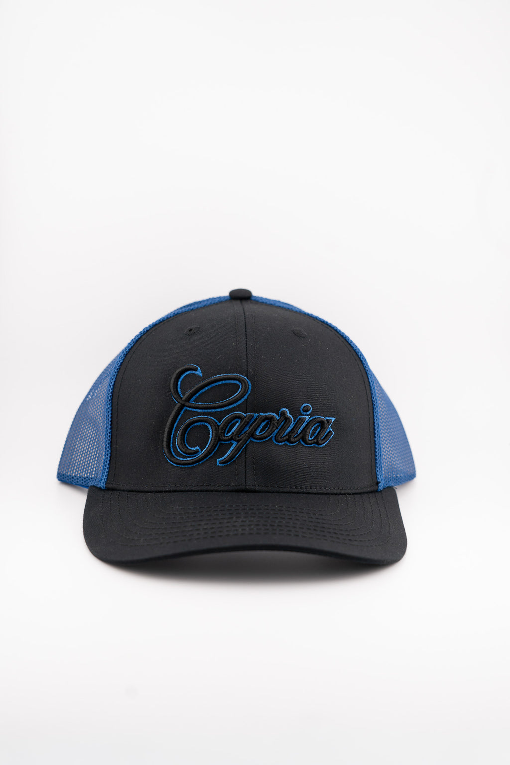 Trucker cap - Black/Royal blue