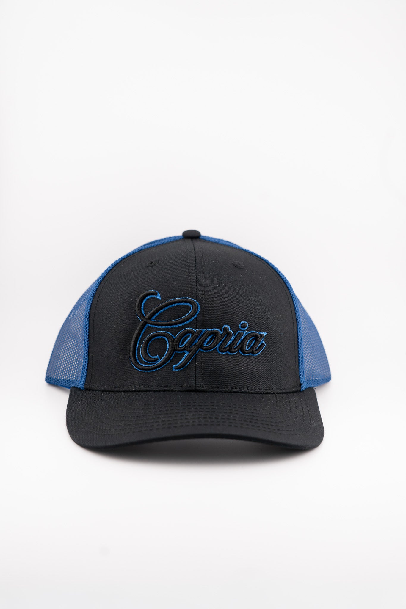 Trucker cap - Black/Royal blue