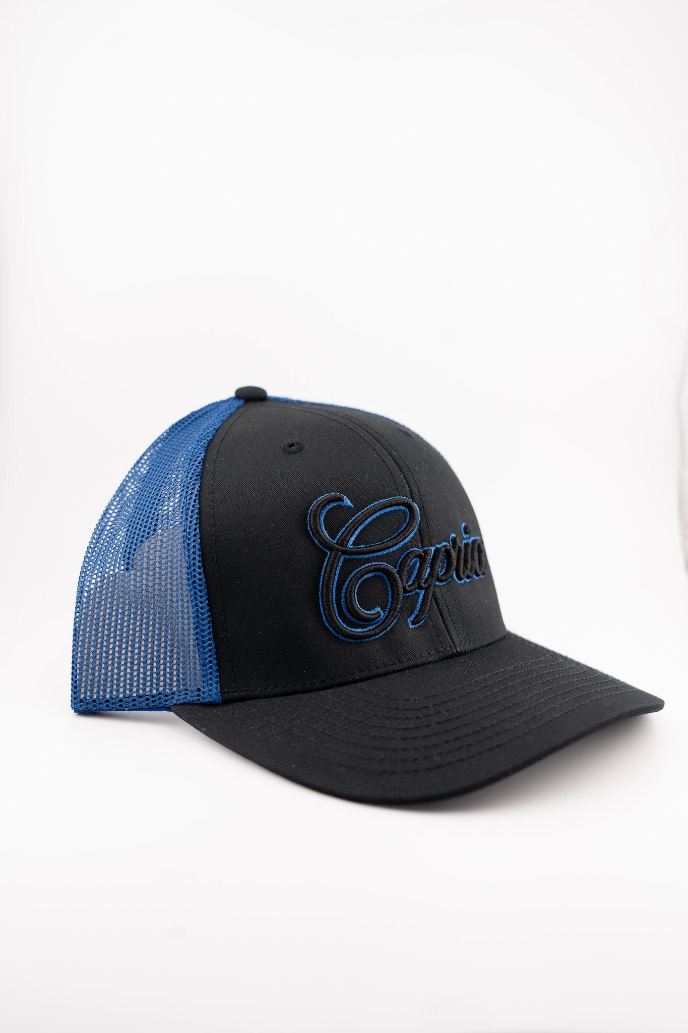 Trucker cap - Black/Royal blue