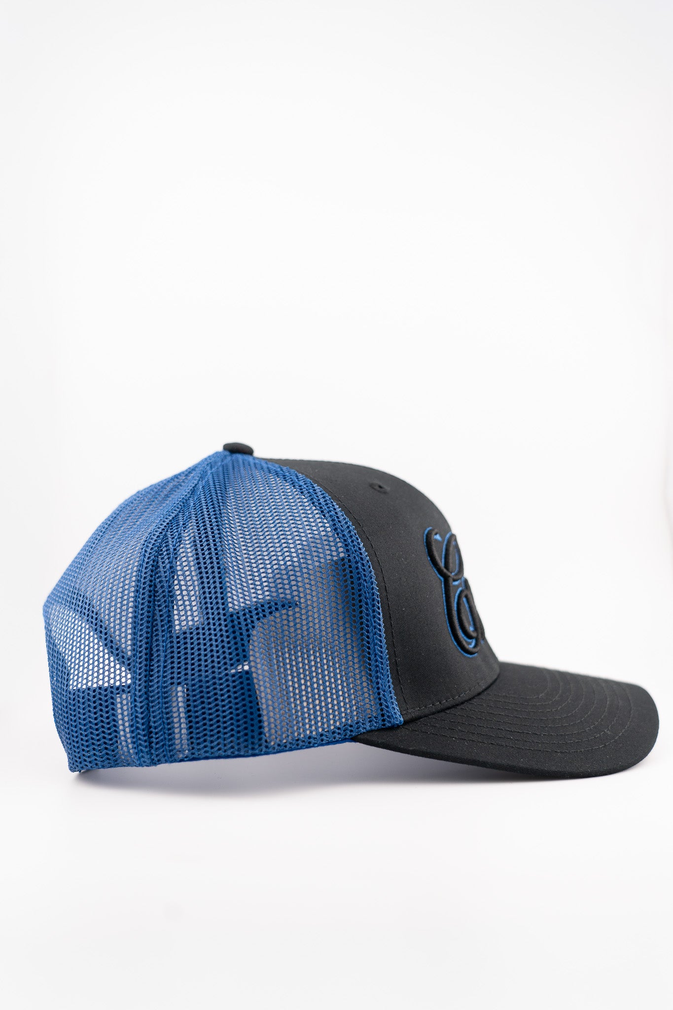 Trucker cap - Black/Royal blue