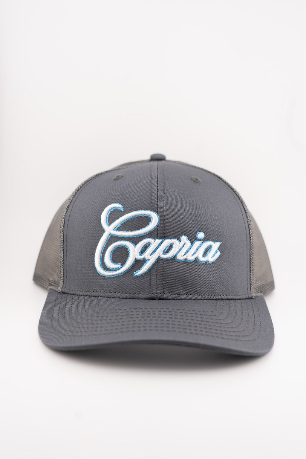 Trucker cap - Grey/Sky blue