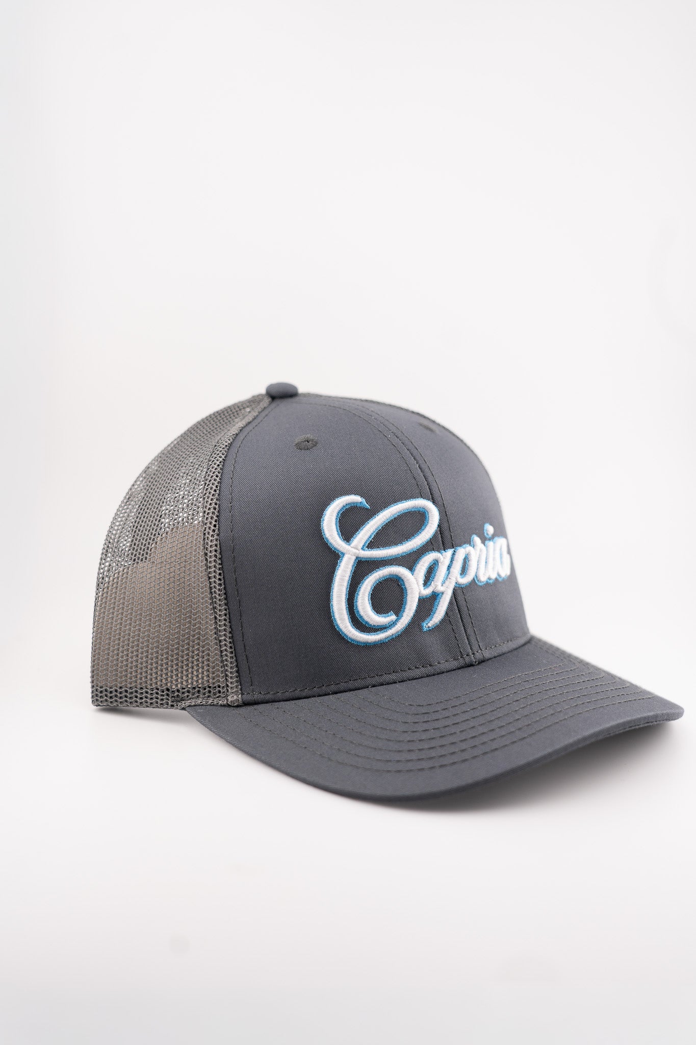 Trucker cap - Grey/Sky blue