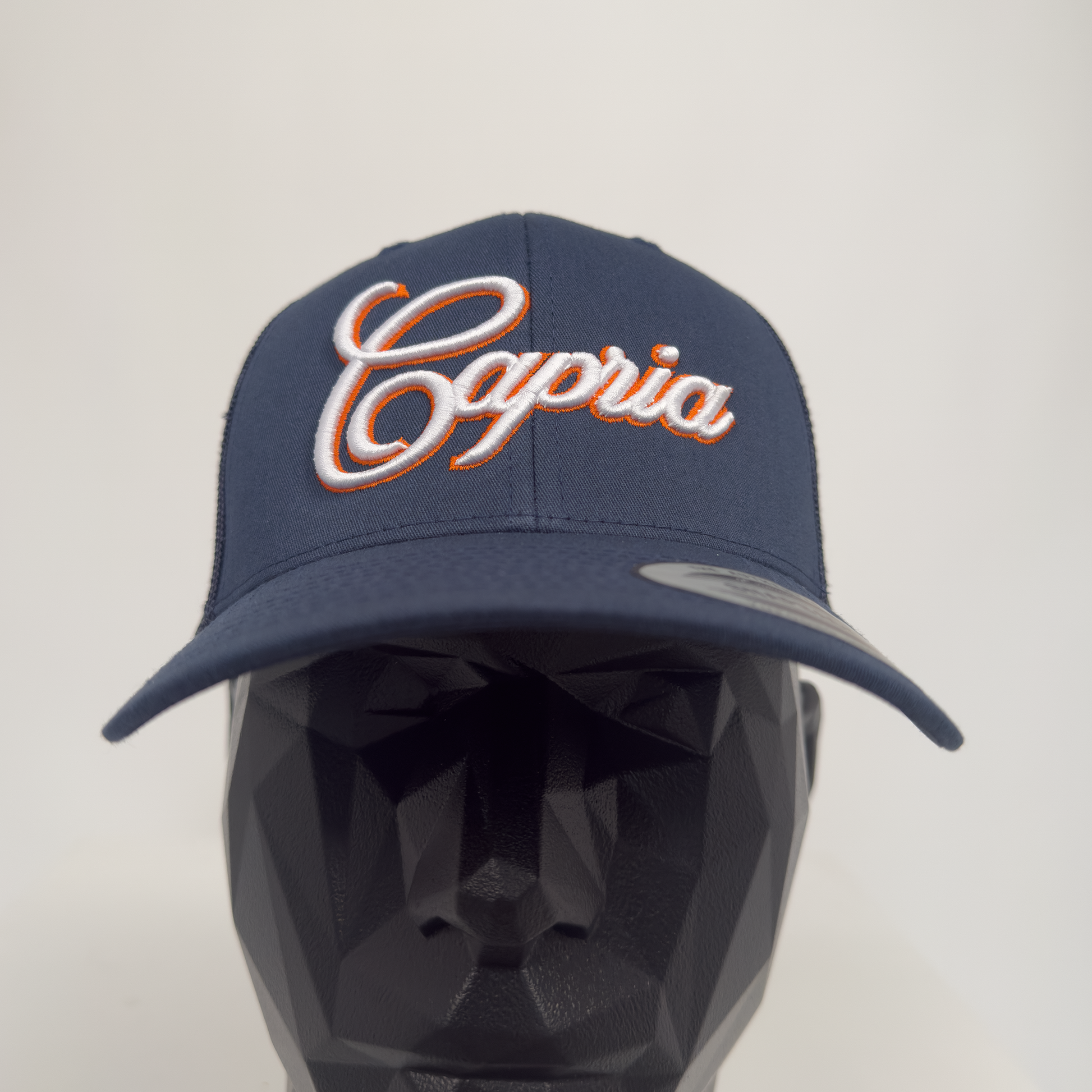 Capria Navy & Orange Cap